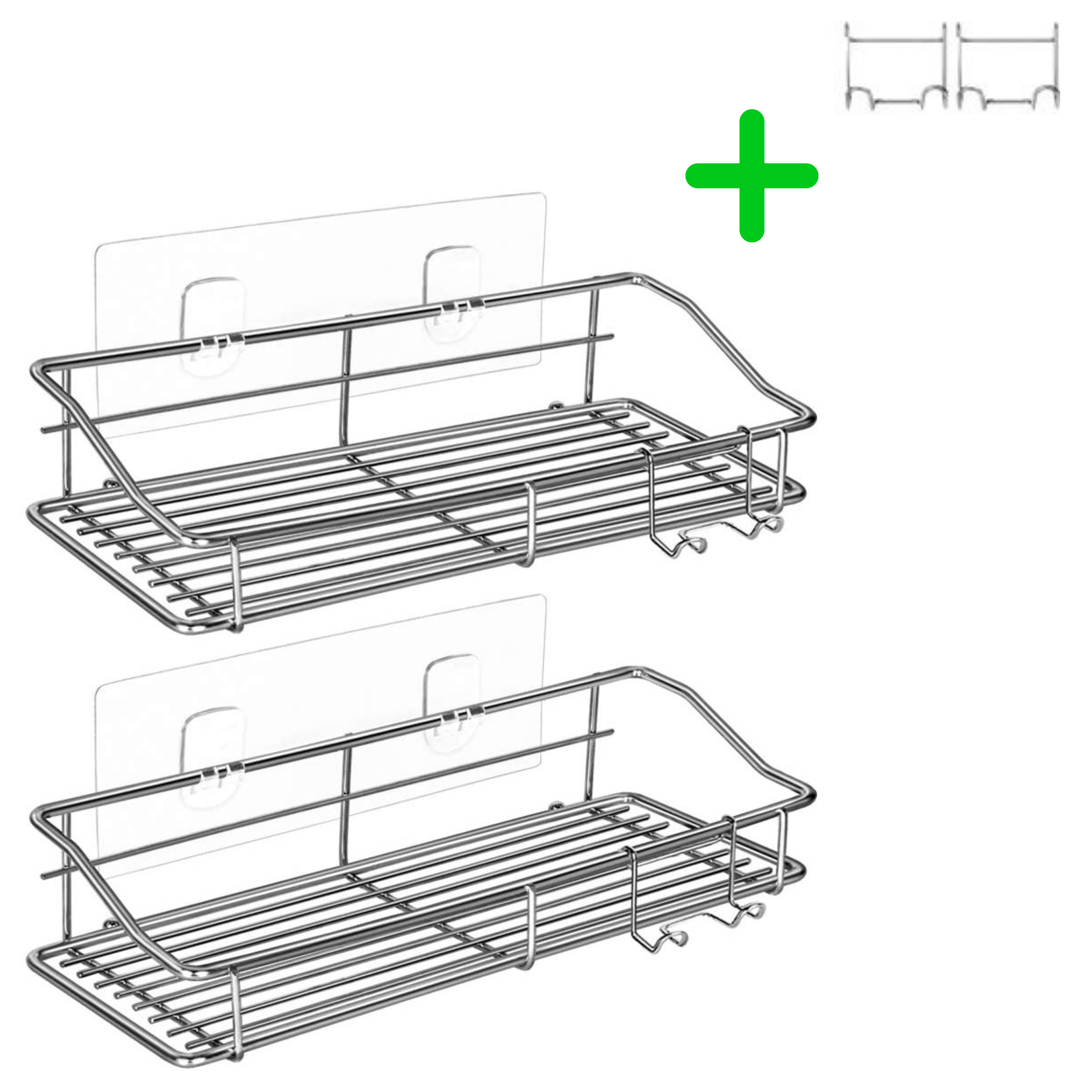 VDN Stainless Doucherek - Doucherekje hangend - Zilver - RVS | Leen Bakker VDN Stainless Doucherek - Doucherekje hangend - Zilver - RVS | Leen Bakker